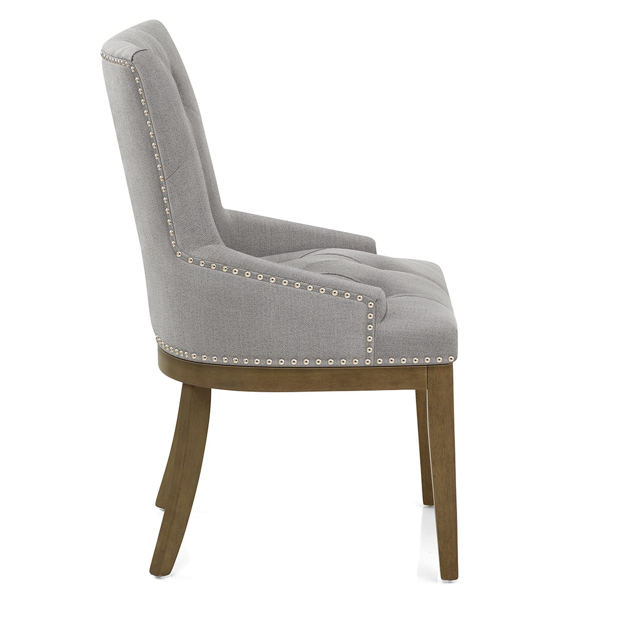Silla Tela Madera - Knightsbridge Gris
