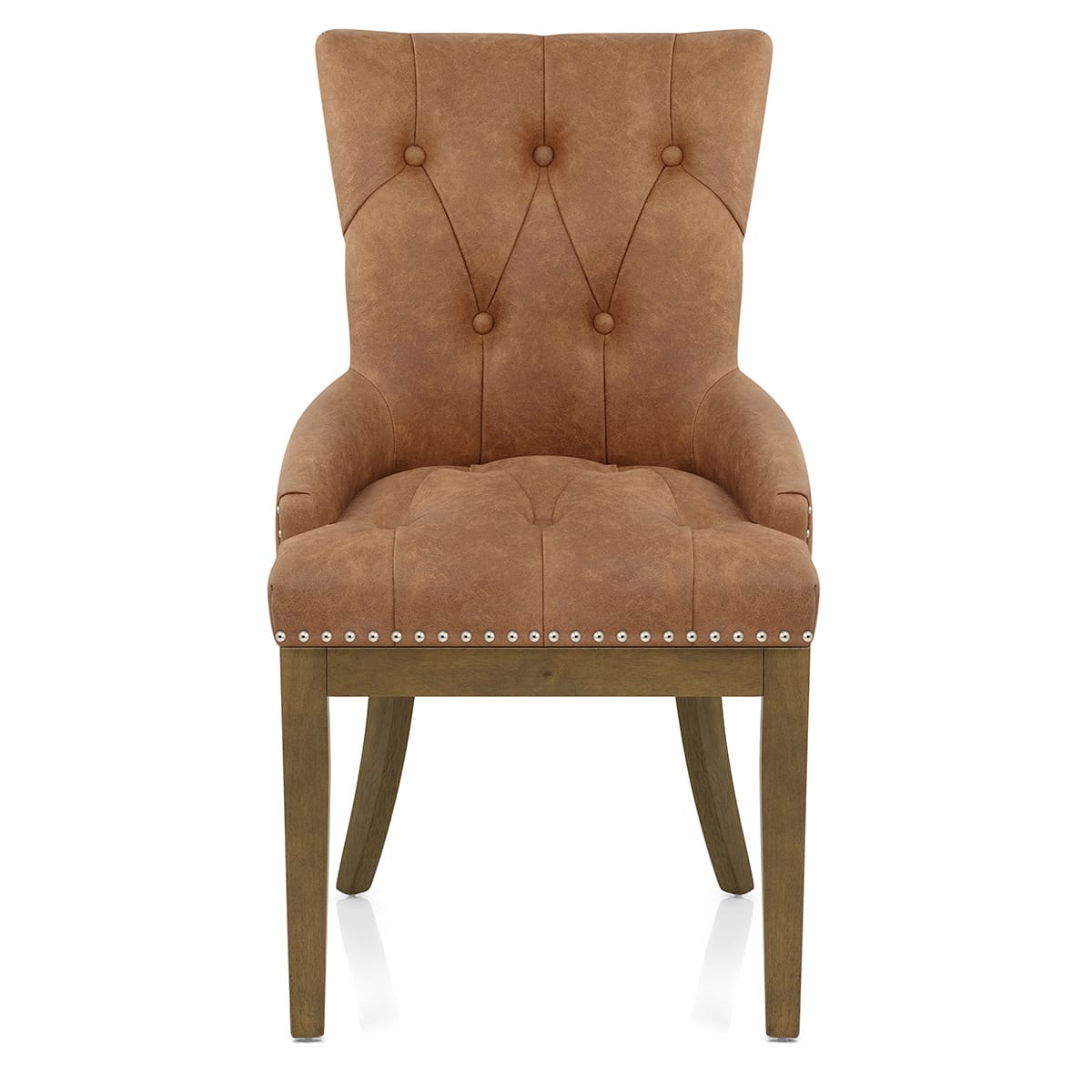 Silla Polipiel Roble - Knightsbridge Marrón