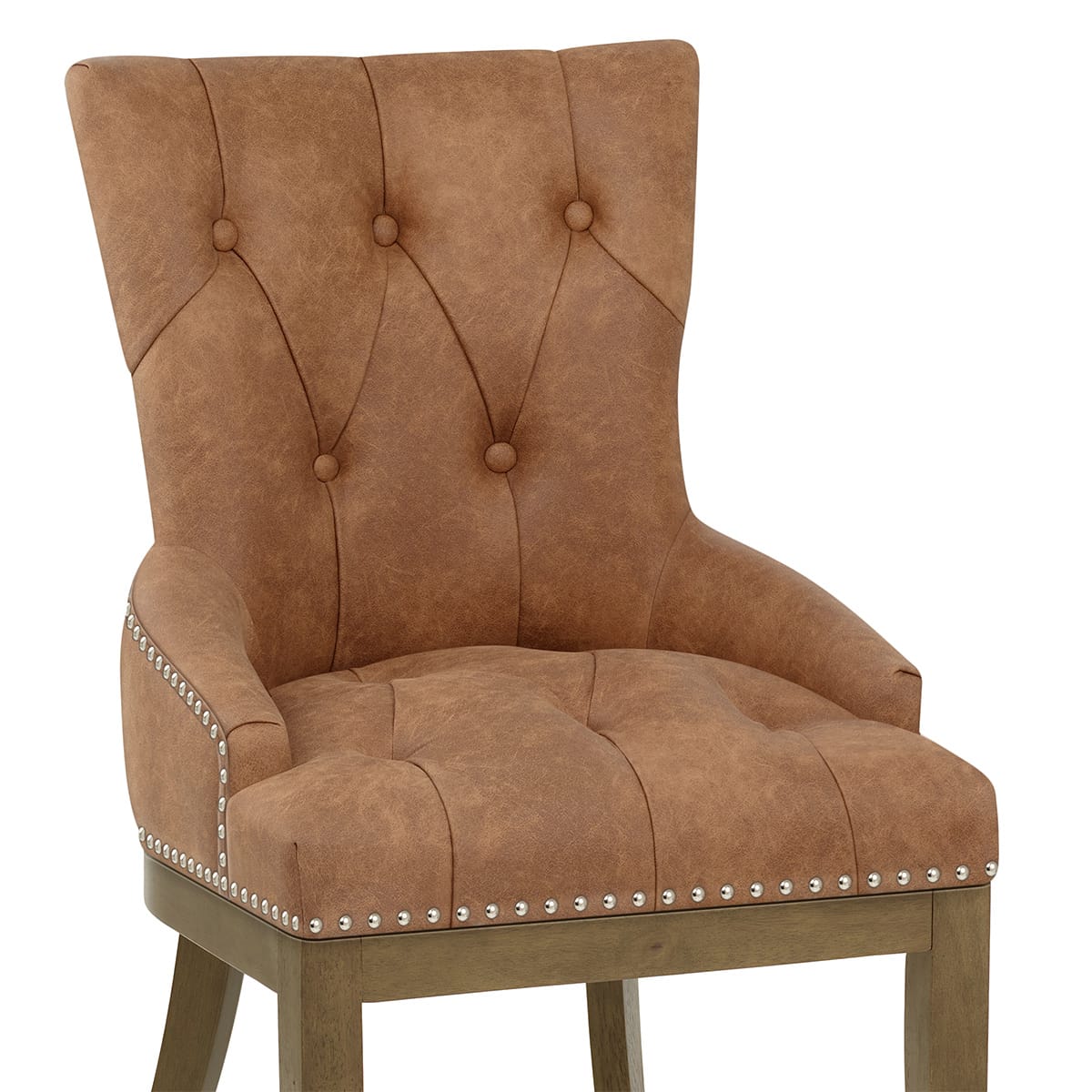 Silla Polipiel Roble - Knightsbridge Marrón