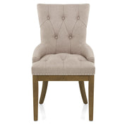 Silla Tela Madera - Knightsbridge Gris Pardo