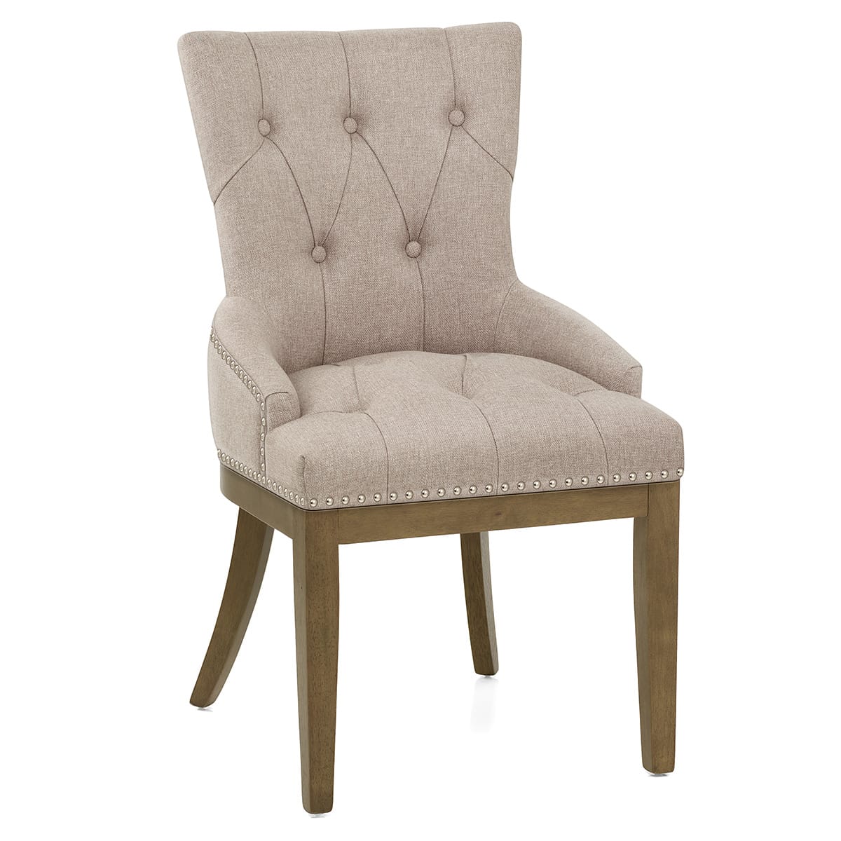 Silla Tela Madera - Knightsbridge Gris Pardo
