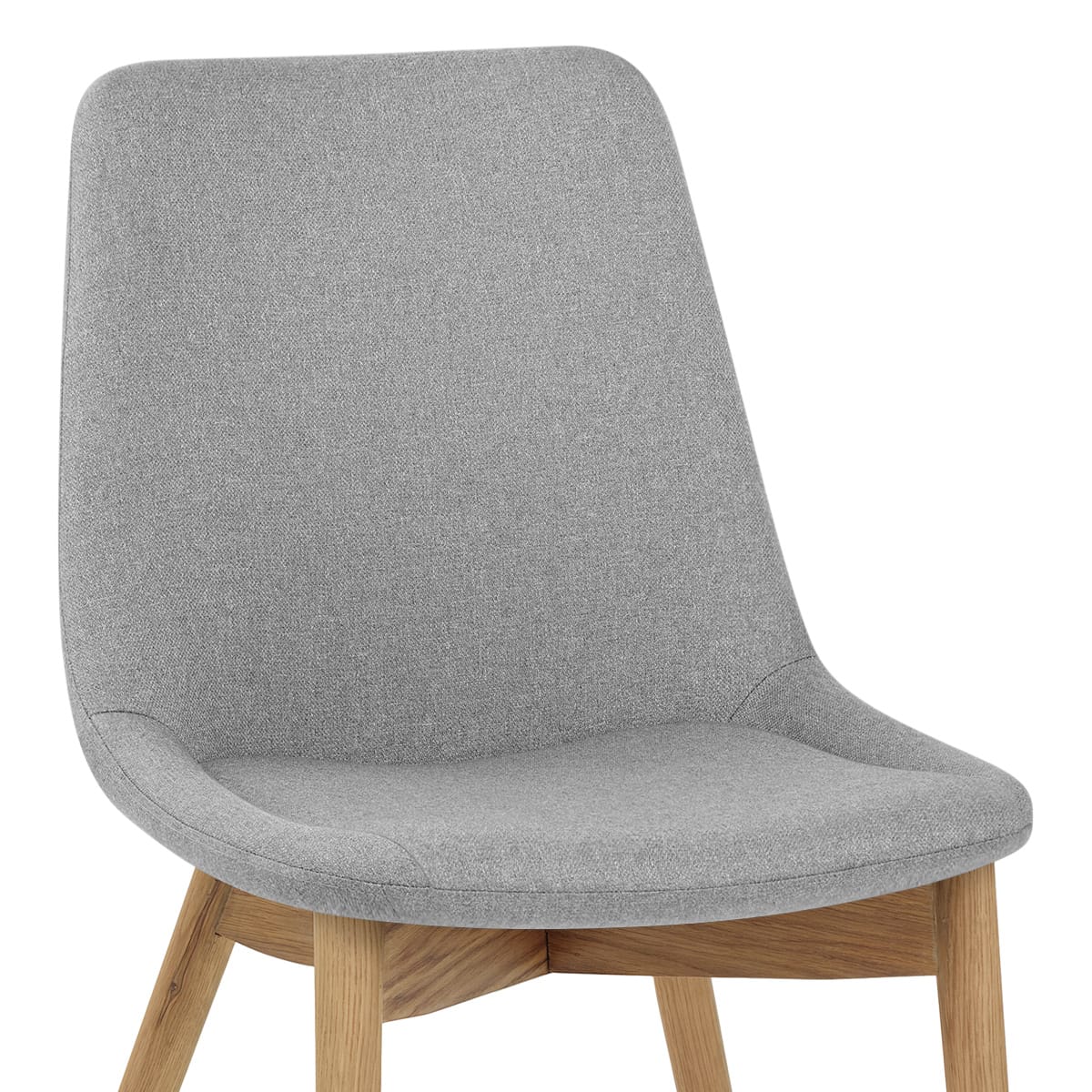 Silla Tela Roble - Kobe Gris