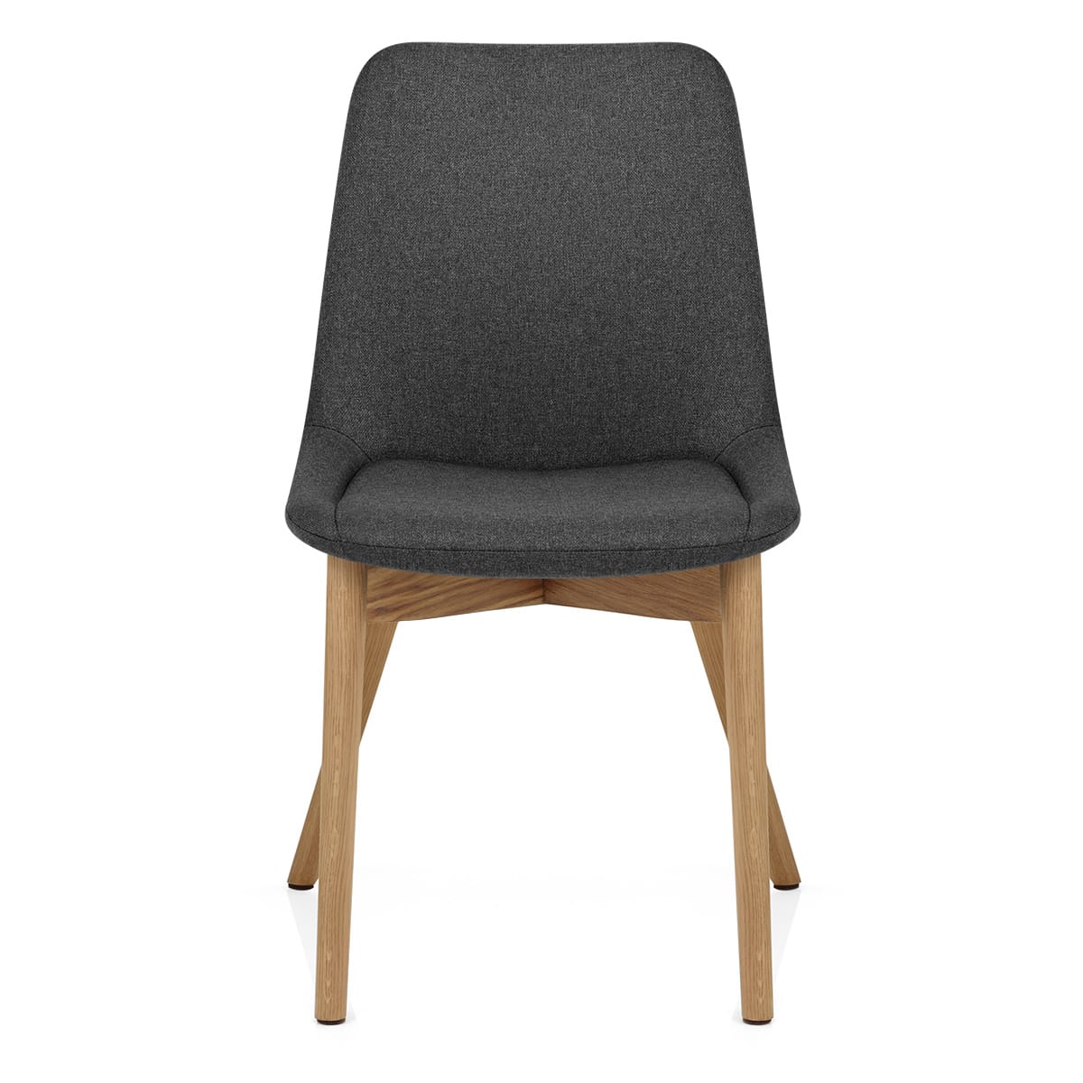 Silla Tela Roble - Kobe Gris Oscuro