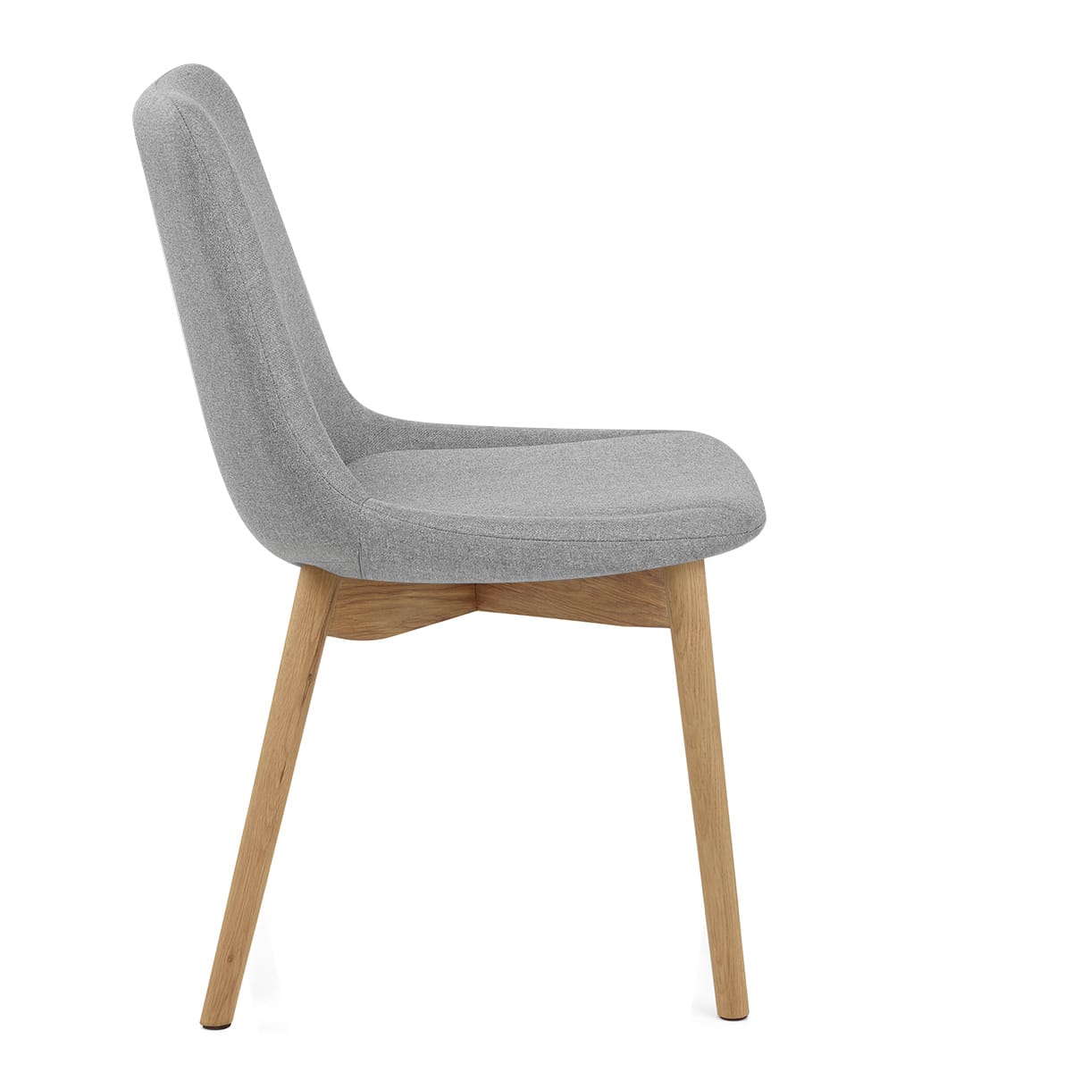 Silla Tela Roble - Kobe Gris