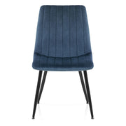 Silla Comedor Terciopelo - Lagos Azul