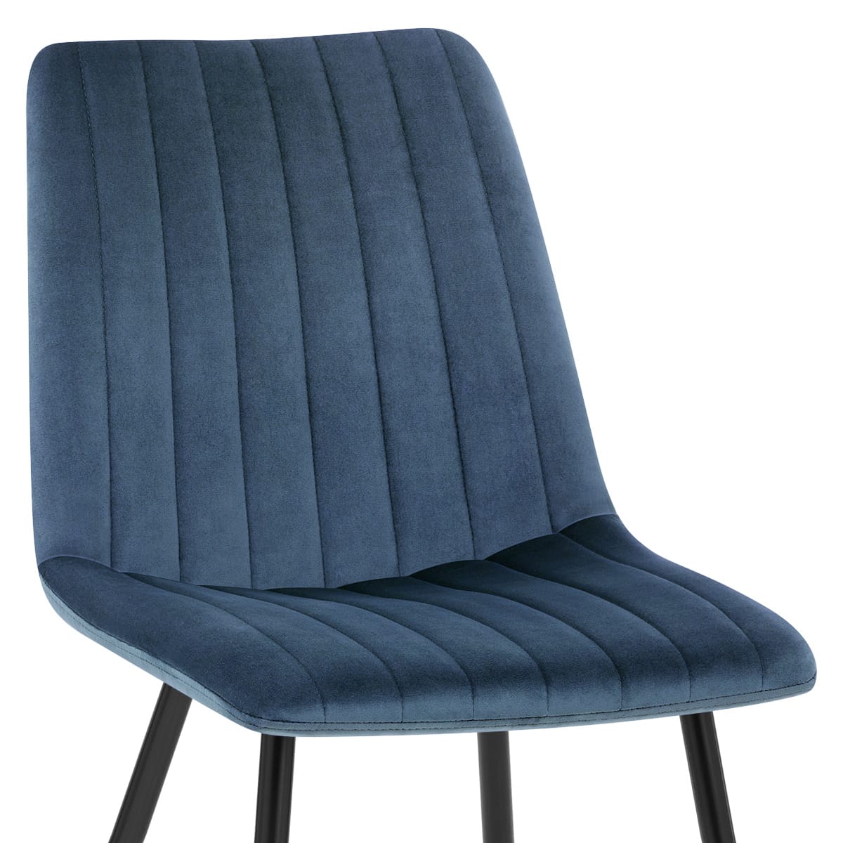 Silla Comedor Terciopelo - Lagos Azul