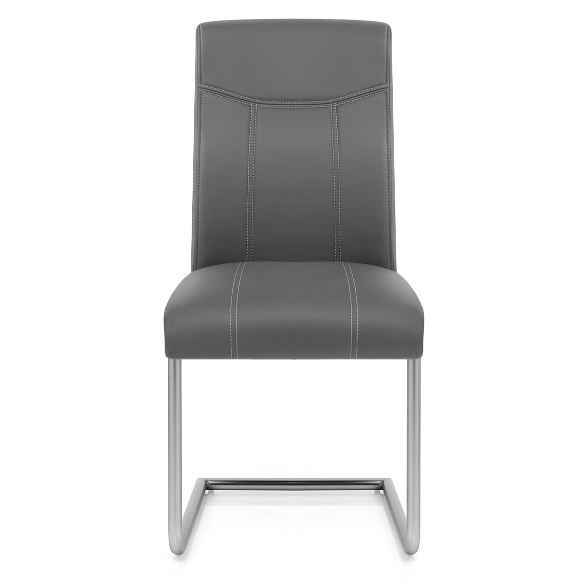 Silla Polipiel Satinado - Lancaster Gris