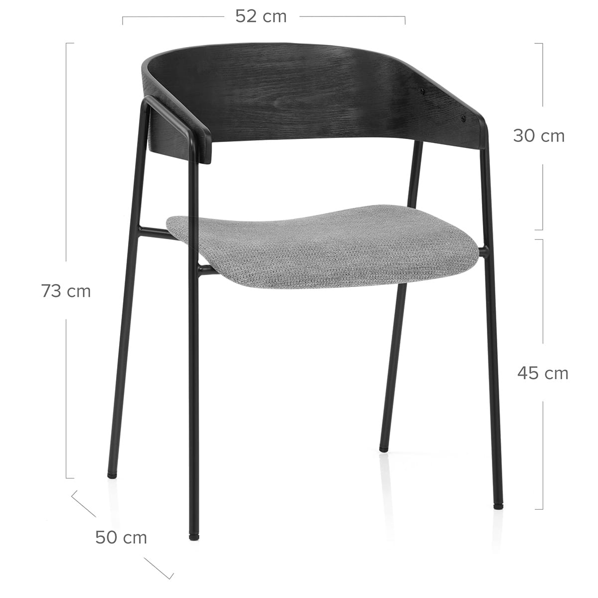 Silla Tela - Lauren Gris