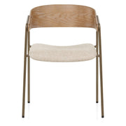 Silla Tela Roble - Lauren Crema