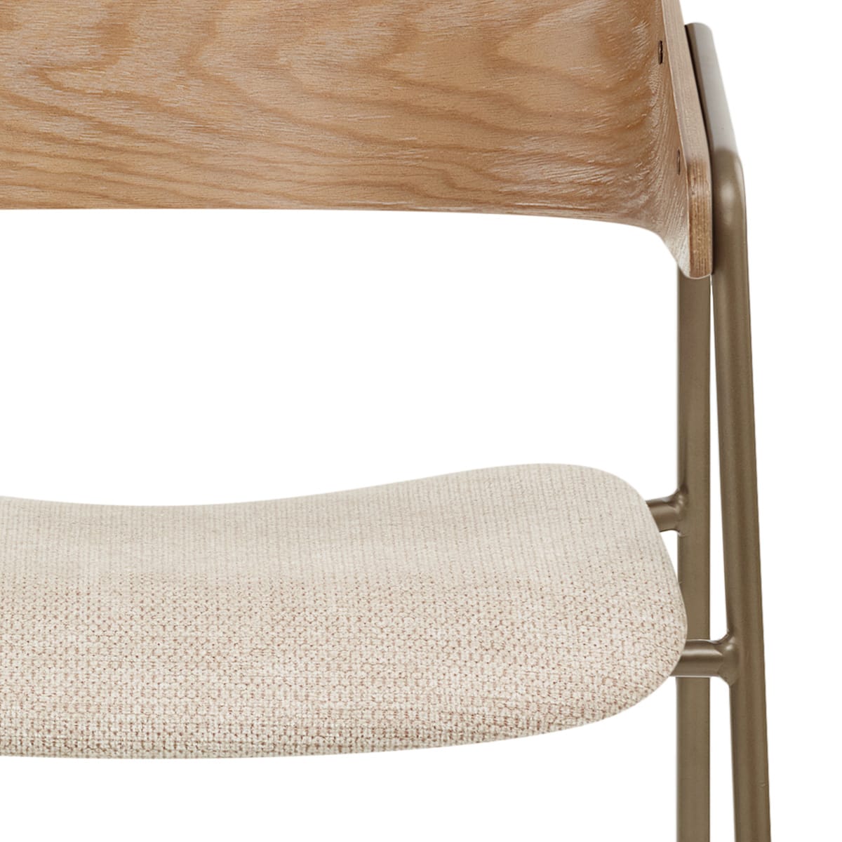 Silla Tela Roble - Lauren Crema