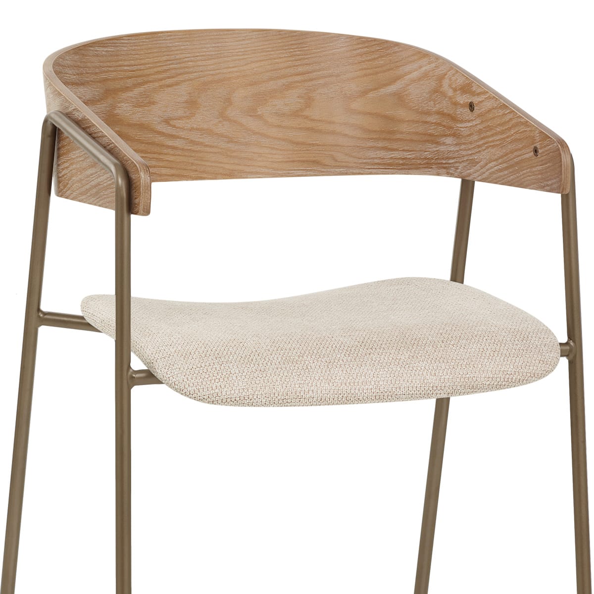 Silla Tela Roble - Lauren Crema