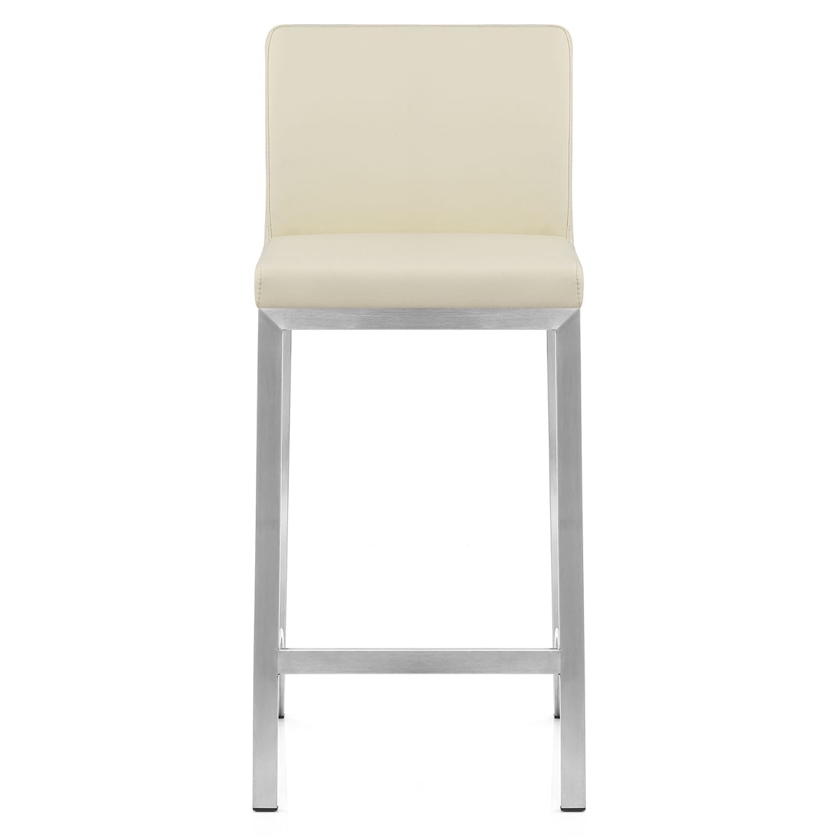 Taburete Polipiel Satinado - Leah Crema
