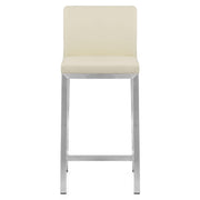 Taburete Polipiel Satinado - Leah Crema
