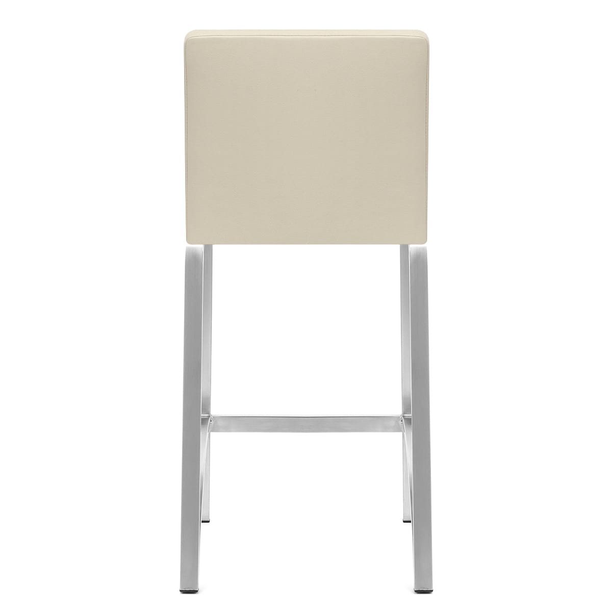 Taburete Polipiel Satinado - Leah Crema