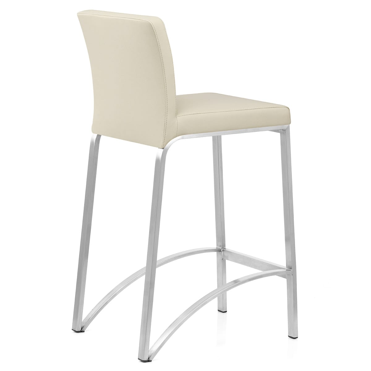 Taburete Polipiel Satinado - Leah Crema