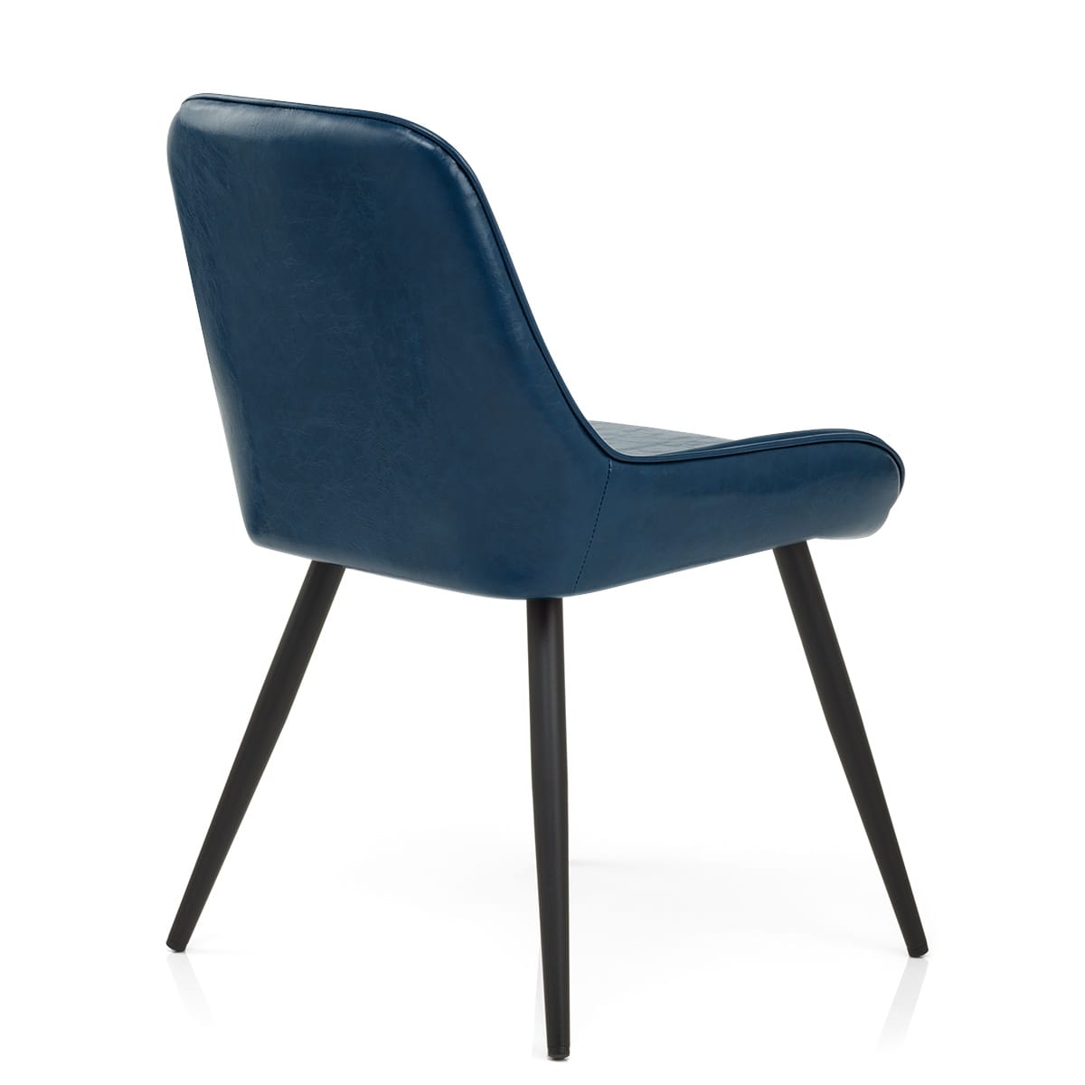Silla Cuero Sintético Anticado - Lincoln Azul