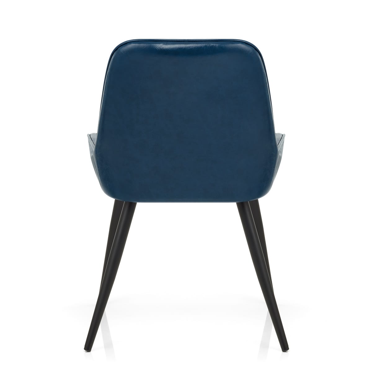Silla Cuero Sintético Anticado - Lincoln Azul