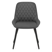 Silla Cuero Sintético - Lincoln Gris