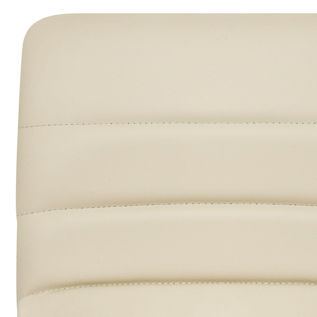 Taburete Polipiel Satinado - Lineal Crema