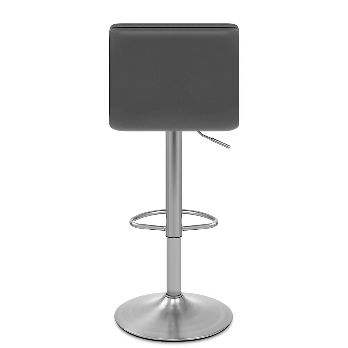 Taburete Polipiel Satinado - Lineal Gris
