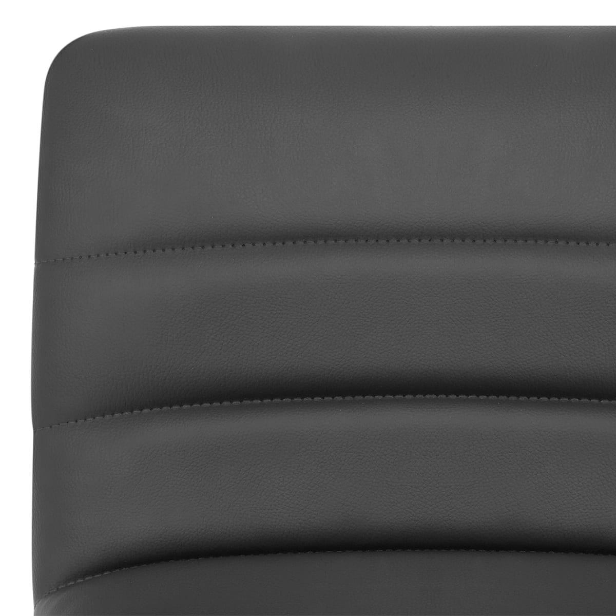 Taburete Polipiel Satinado - Lineal Gris