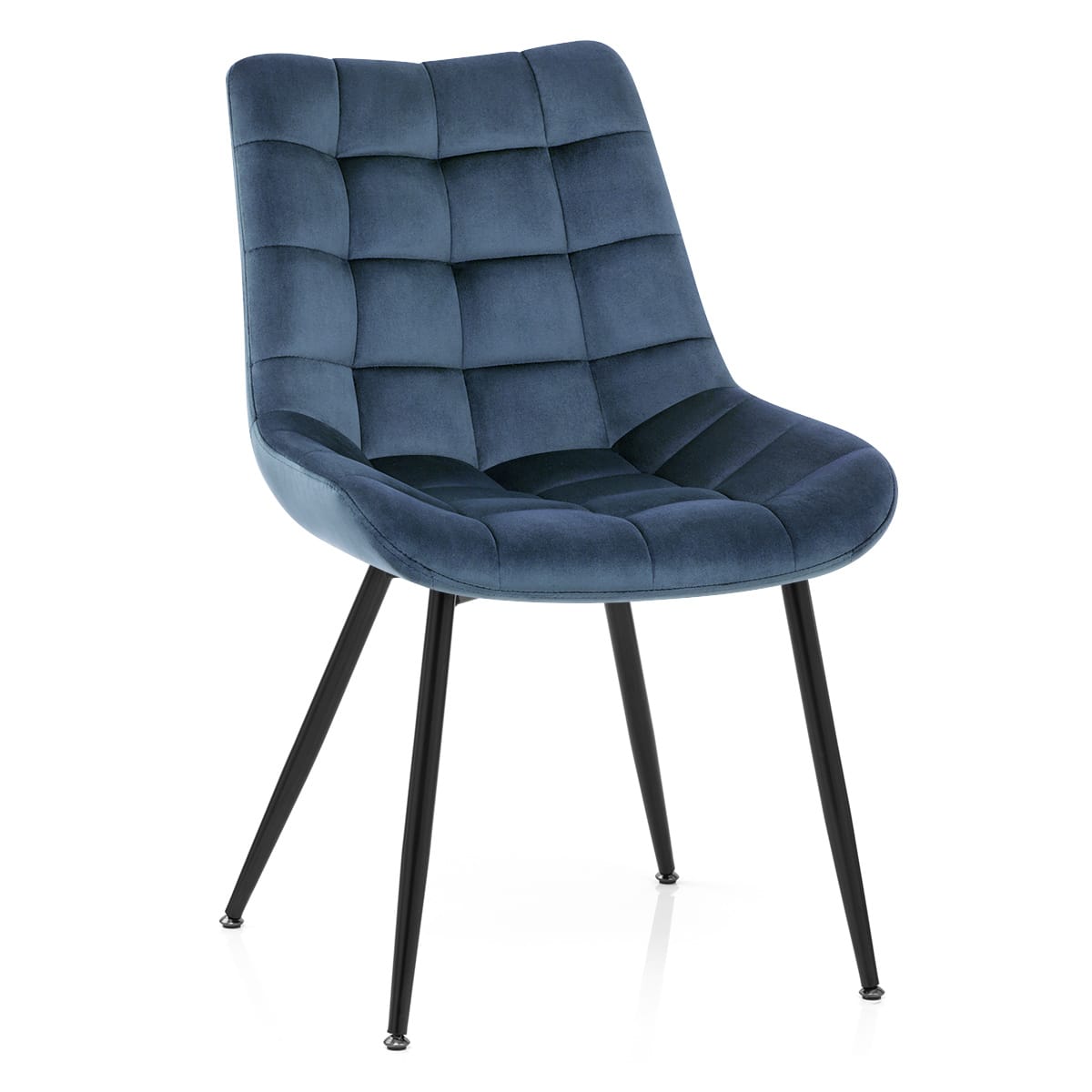 Silla Comedor Terciopelo - Lisbon Azul
