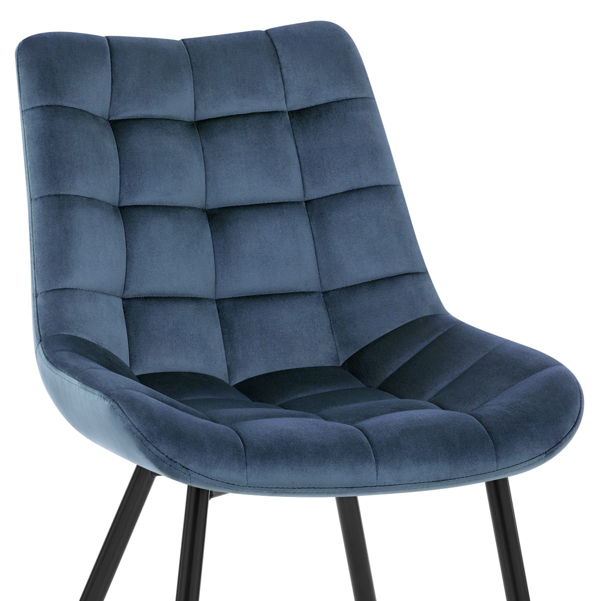 Silla Comedor Terciopelo - Lisbon Azul