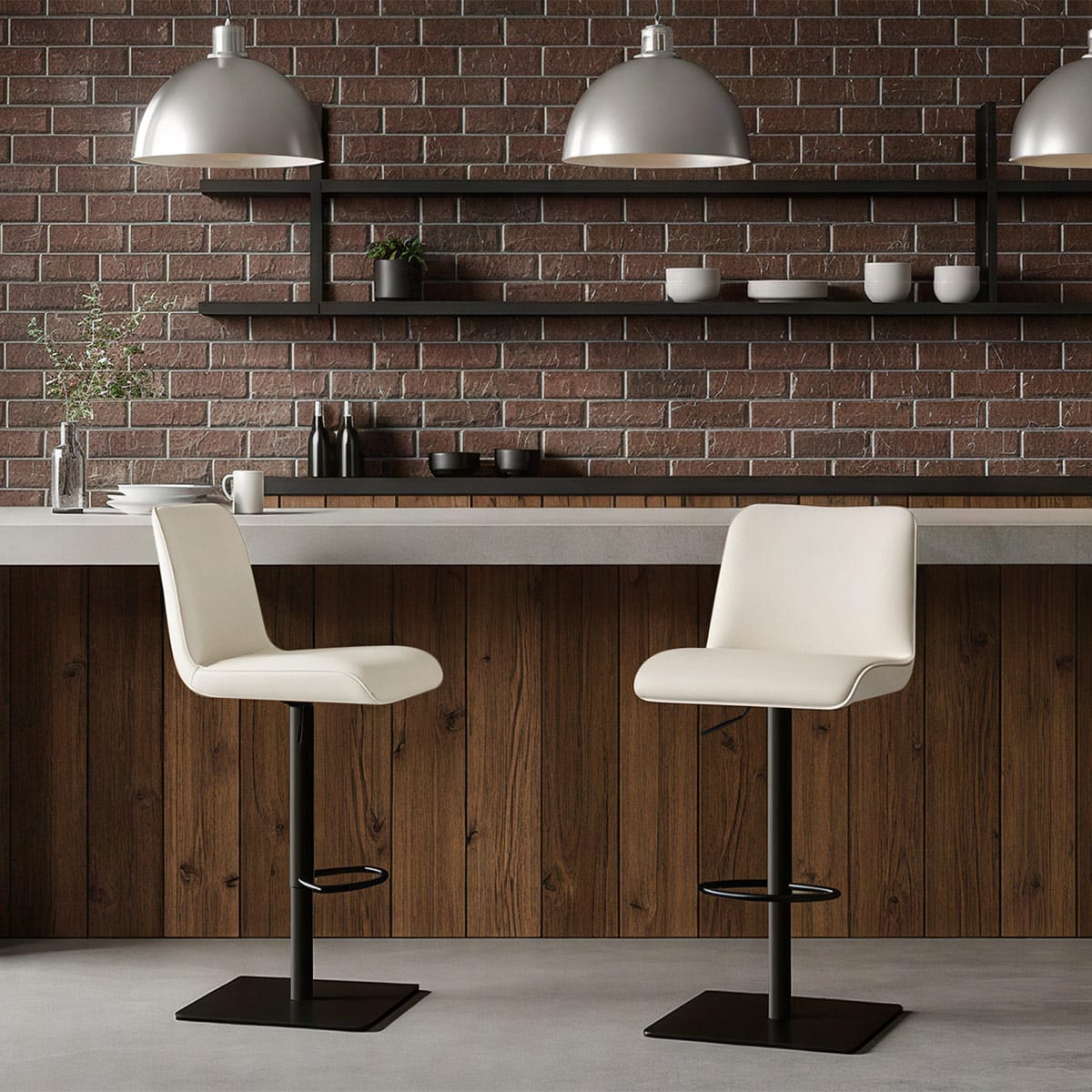 Taburete Polipiel - Lola Crema