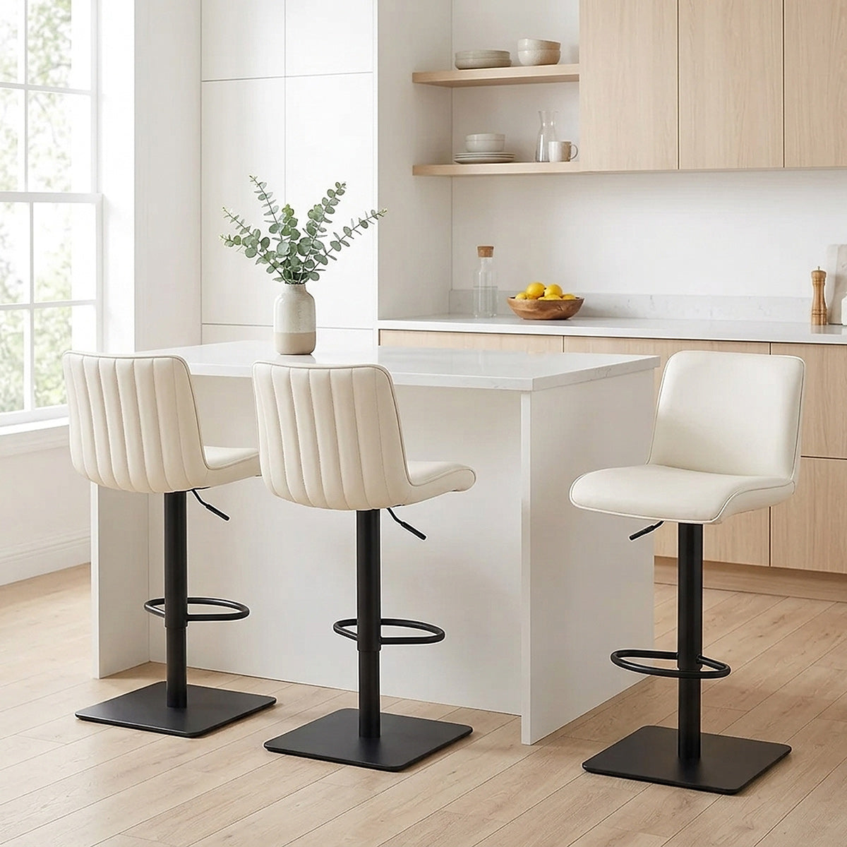 Taburete Polipiel - Lola Crema