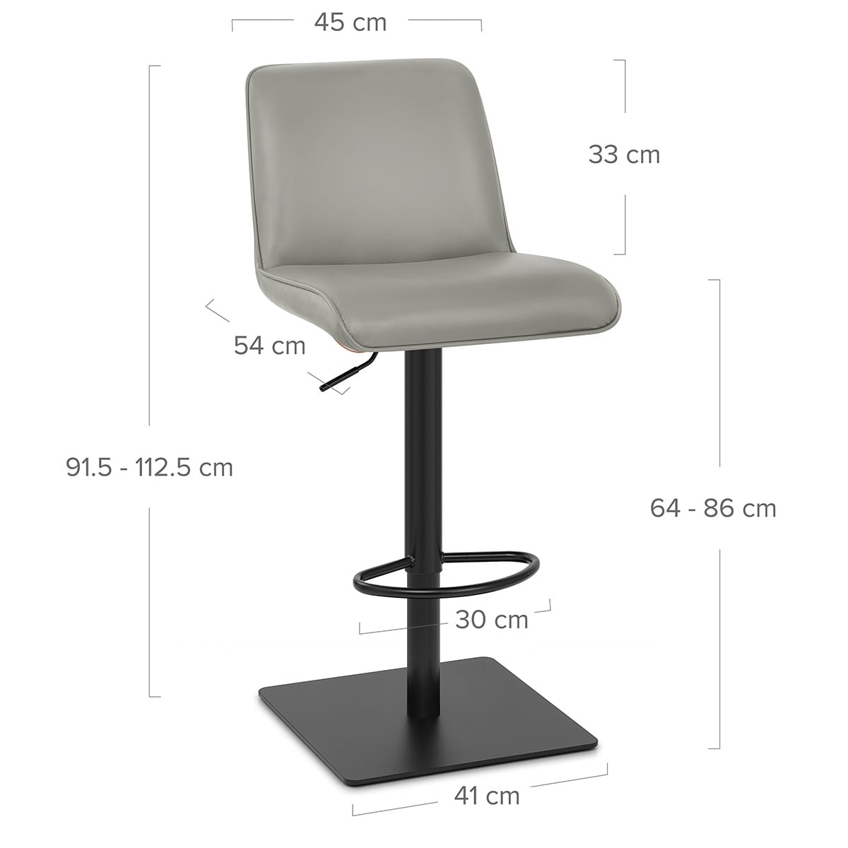 Taburete Polipiel - Lola Gris