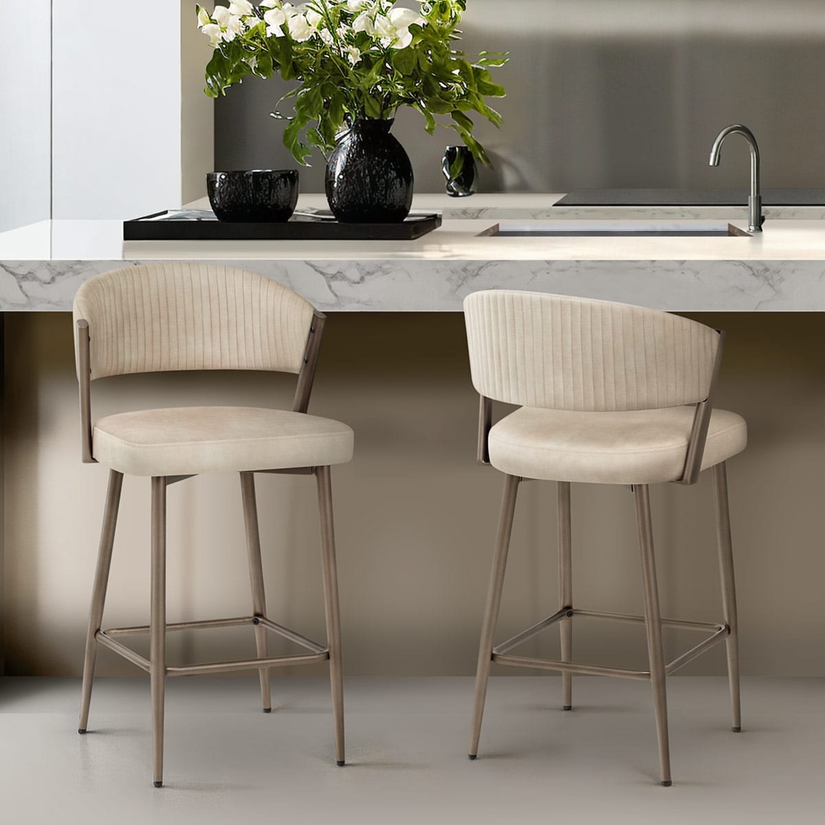 Taburete Velluto - Lusso Crema