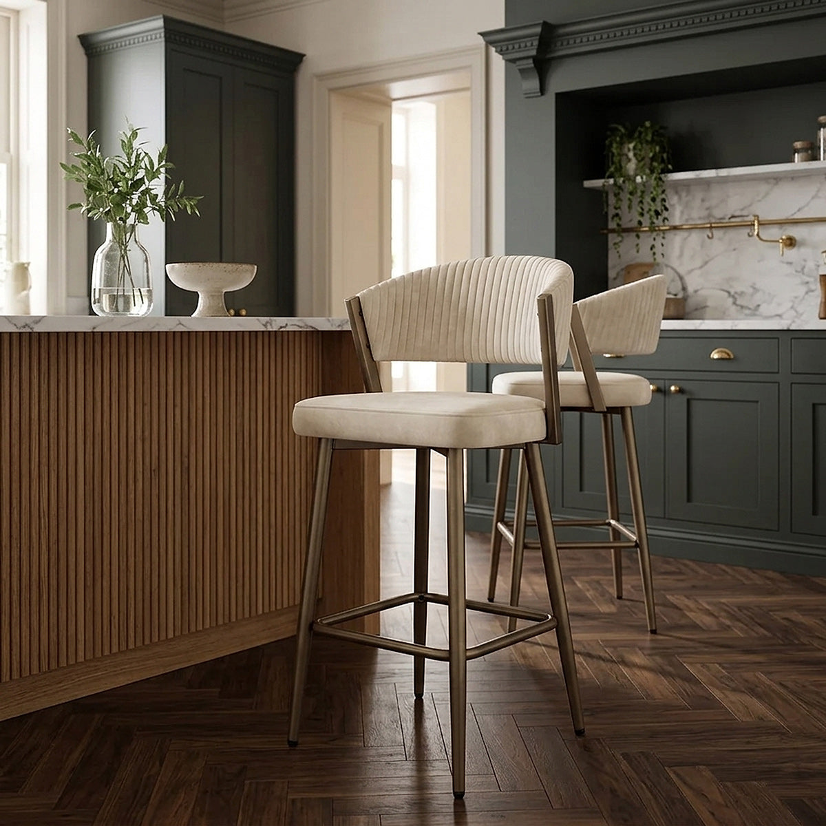 Taburete Velluto - Lusso Crema