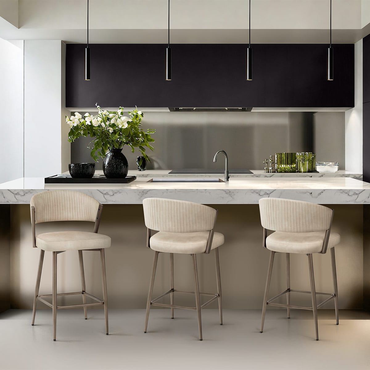 Taburete Velluto - Lusso Crema