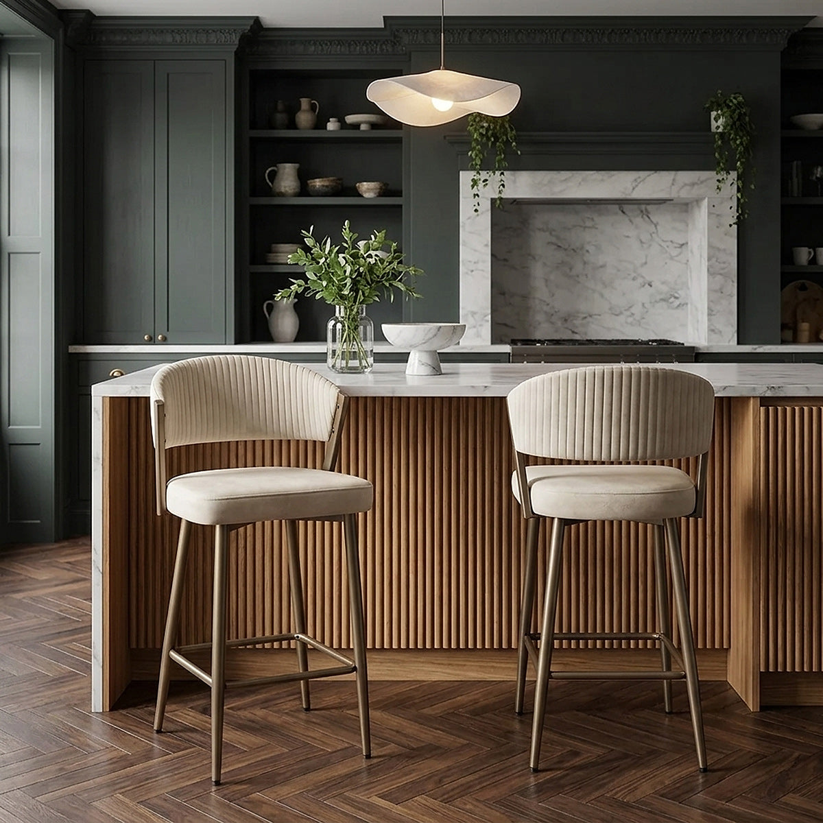 Taburete Velluto - Lusso Crema