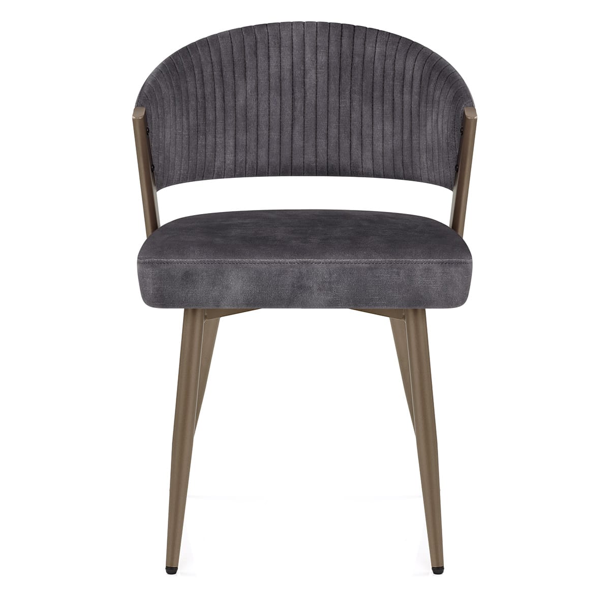 Silla Terciopelo - Lusso Gris Oscuro