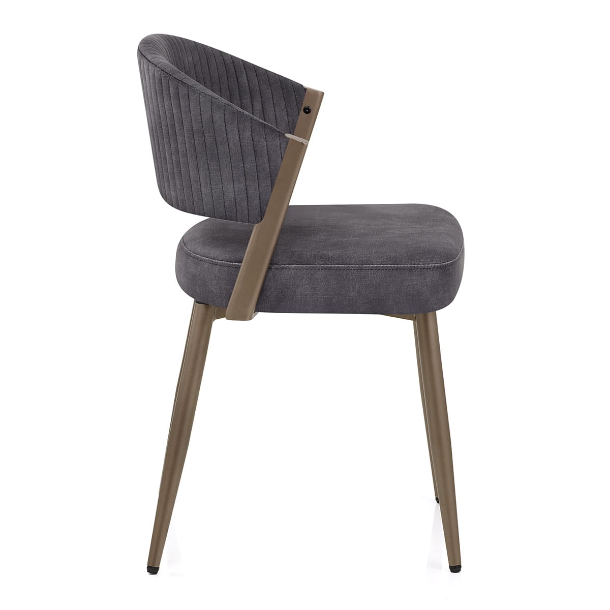 Silla Terciopelo - Lusso Gris Oscuro