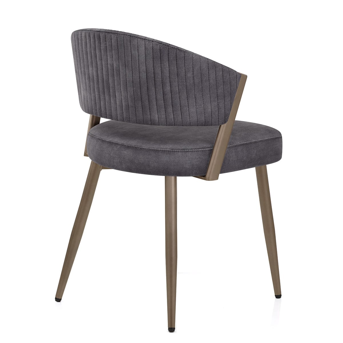 Silla Terciopelo - Lusso Gris Oscuro