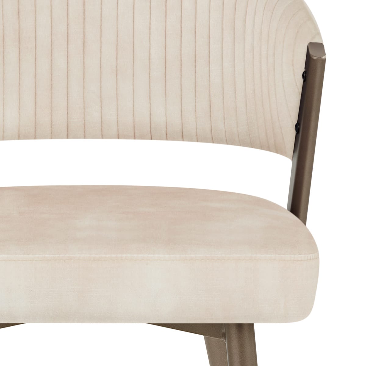 Silla Terciopelo - Lusso Crema