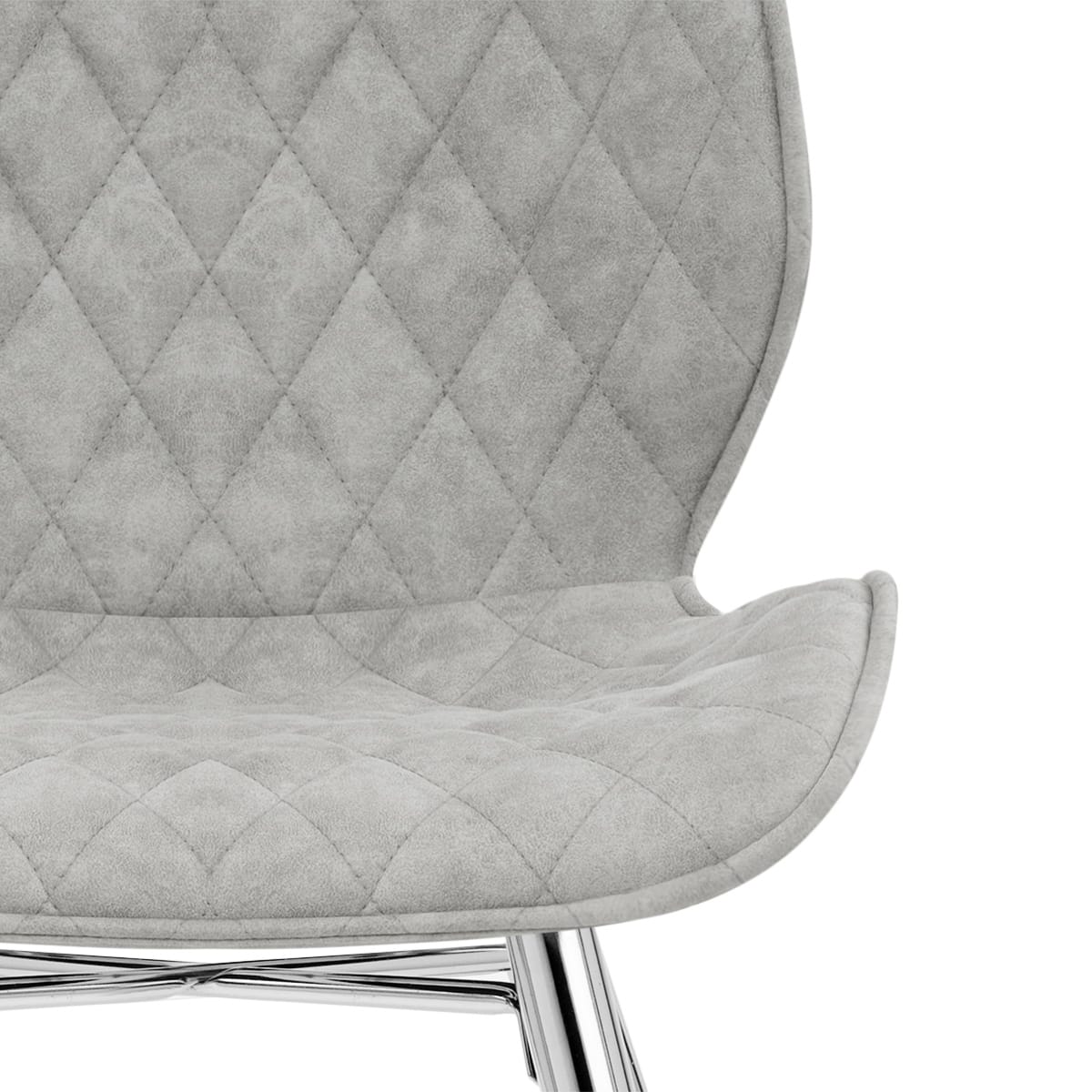 Silla Polipiel Antiguo - Lux Gris