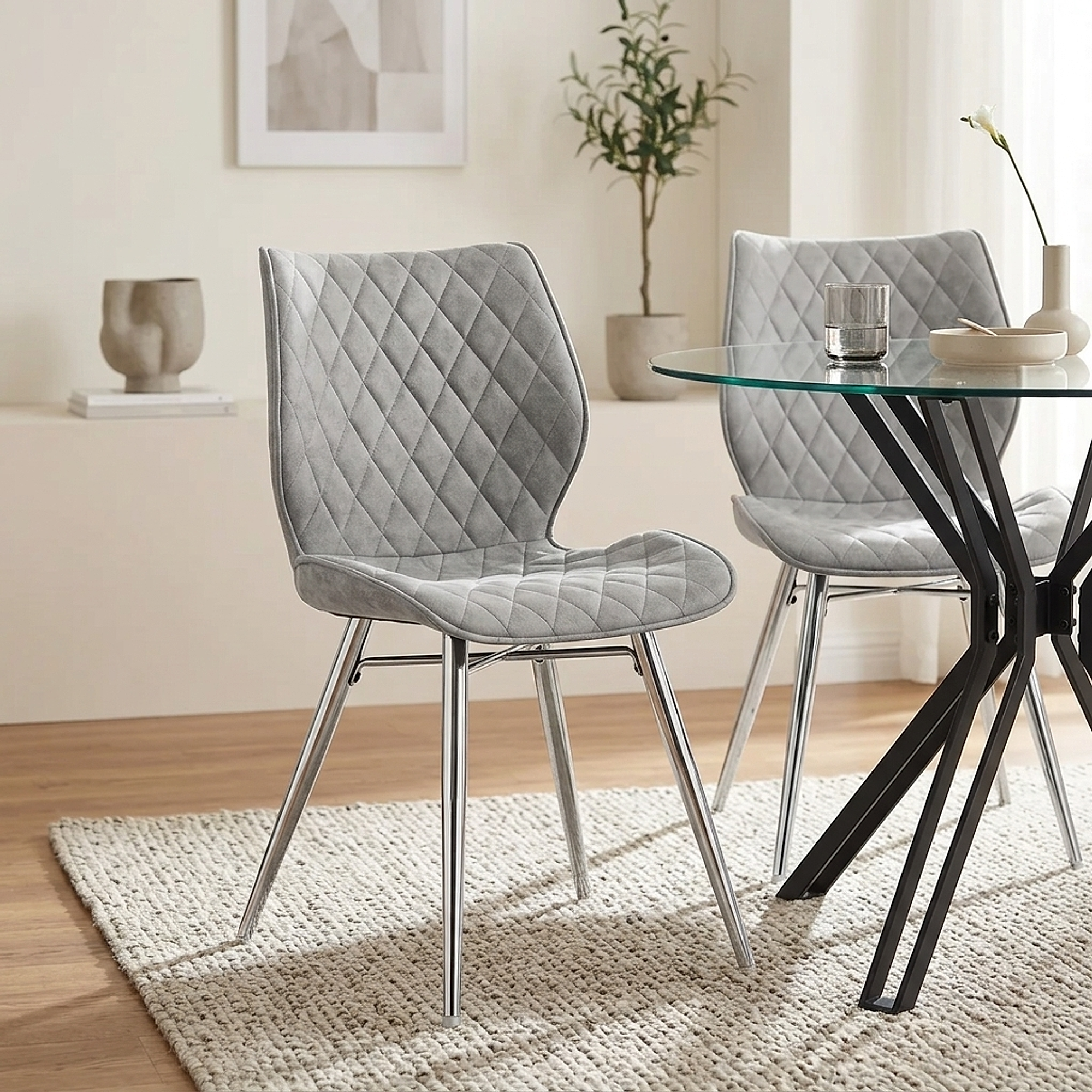 Silla Polipiel Antiguo - Lux Gris