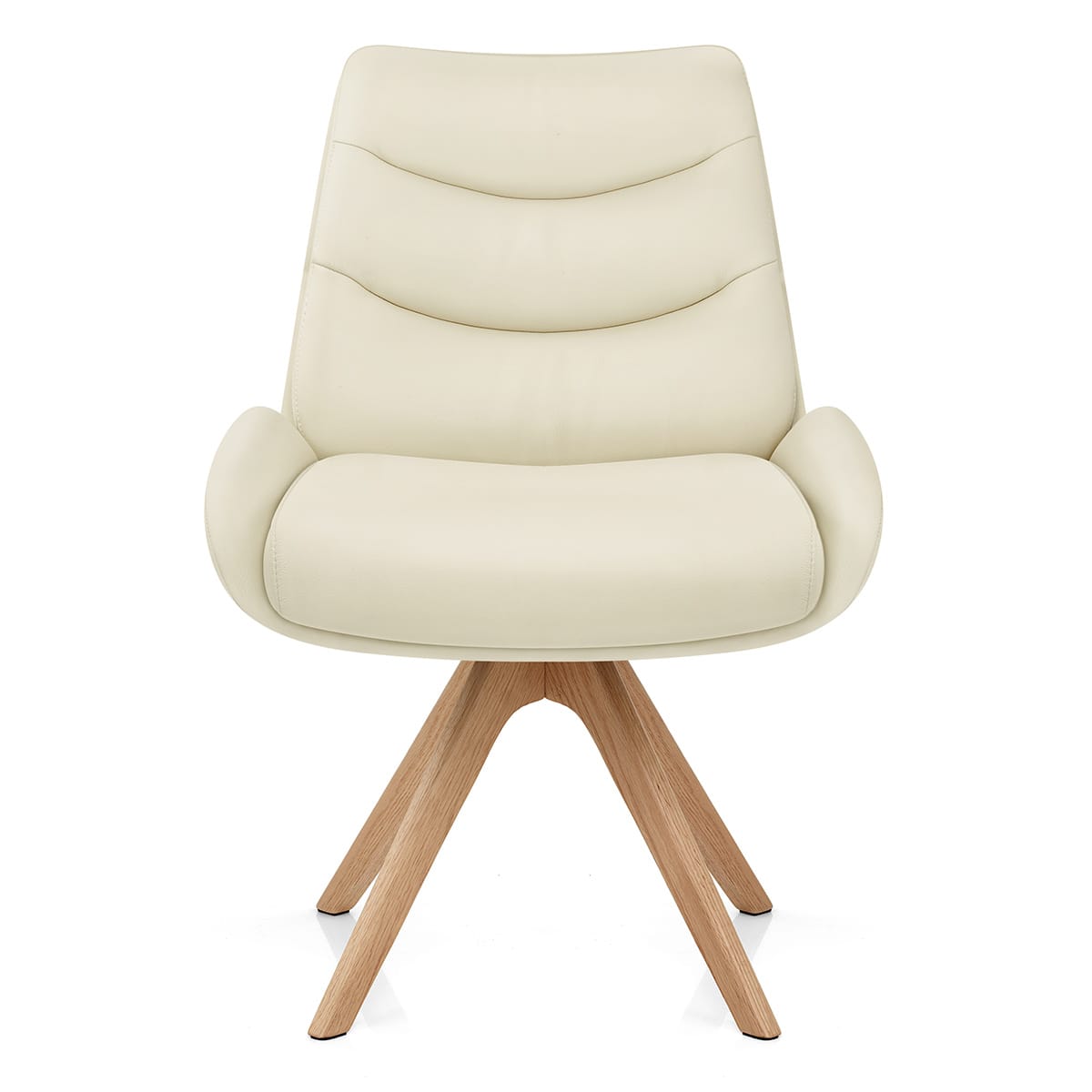 Silla Cuero Auténtico - Madrid Crema