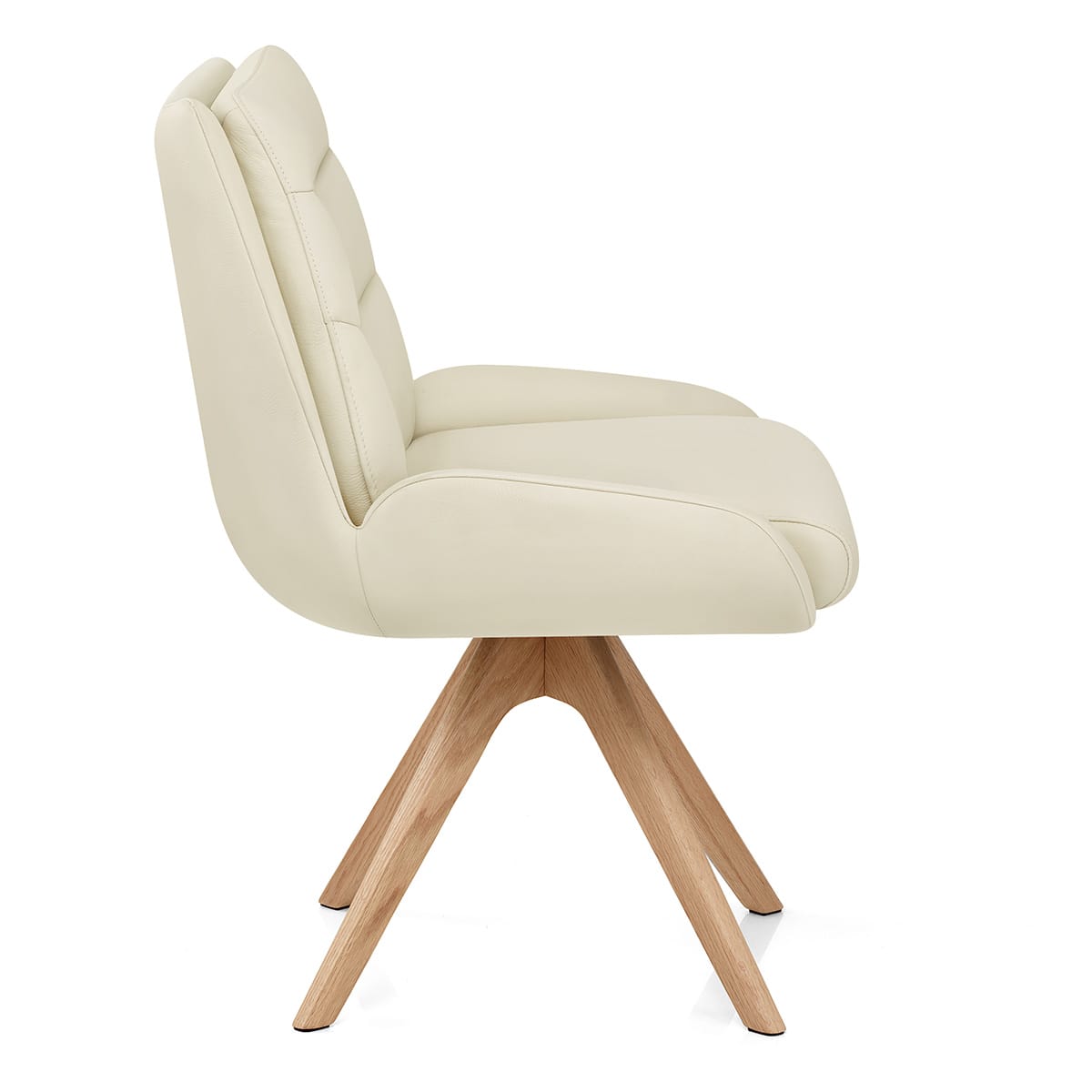 Silla Cuero Auténtico - Madrid Crema