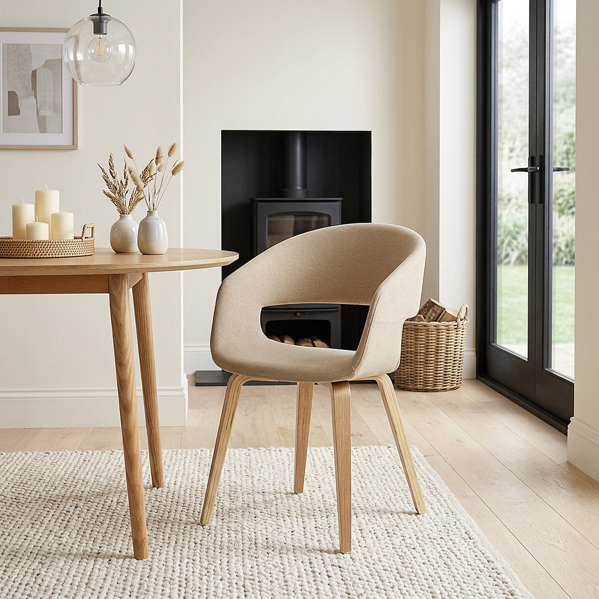 Silla Tela Madera - Marcus Crema