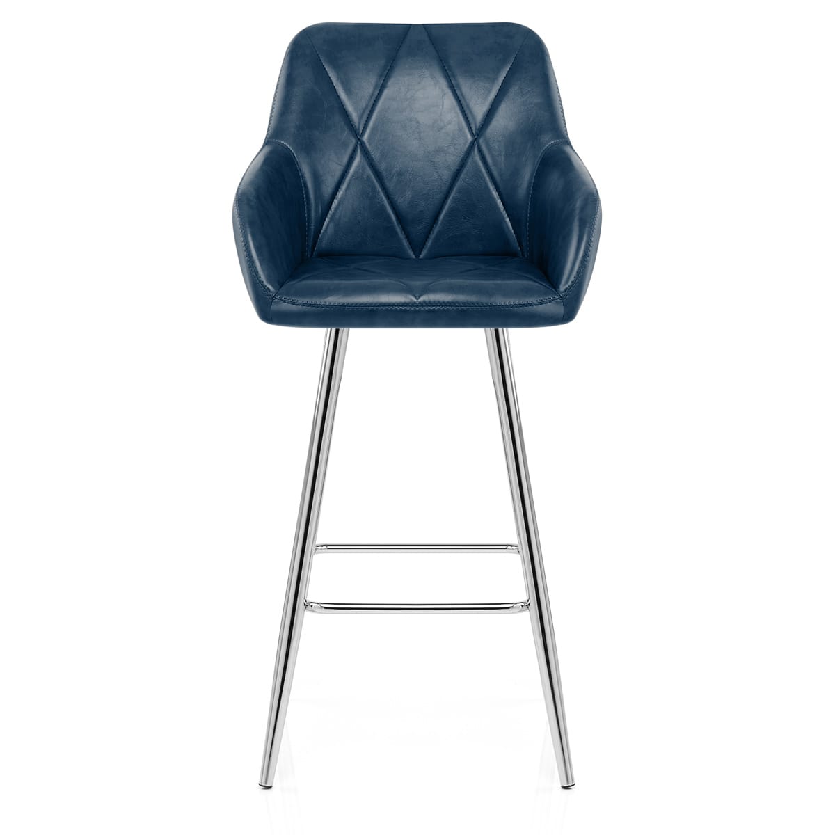 Taburete Polipiel Sintética Anticada - Mason Azul