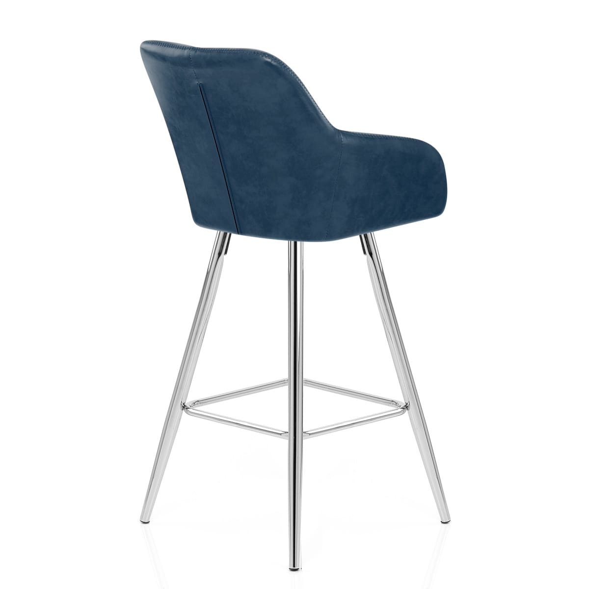 Taburete Polipiel Sintética Anticada - Mason Azul