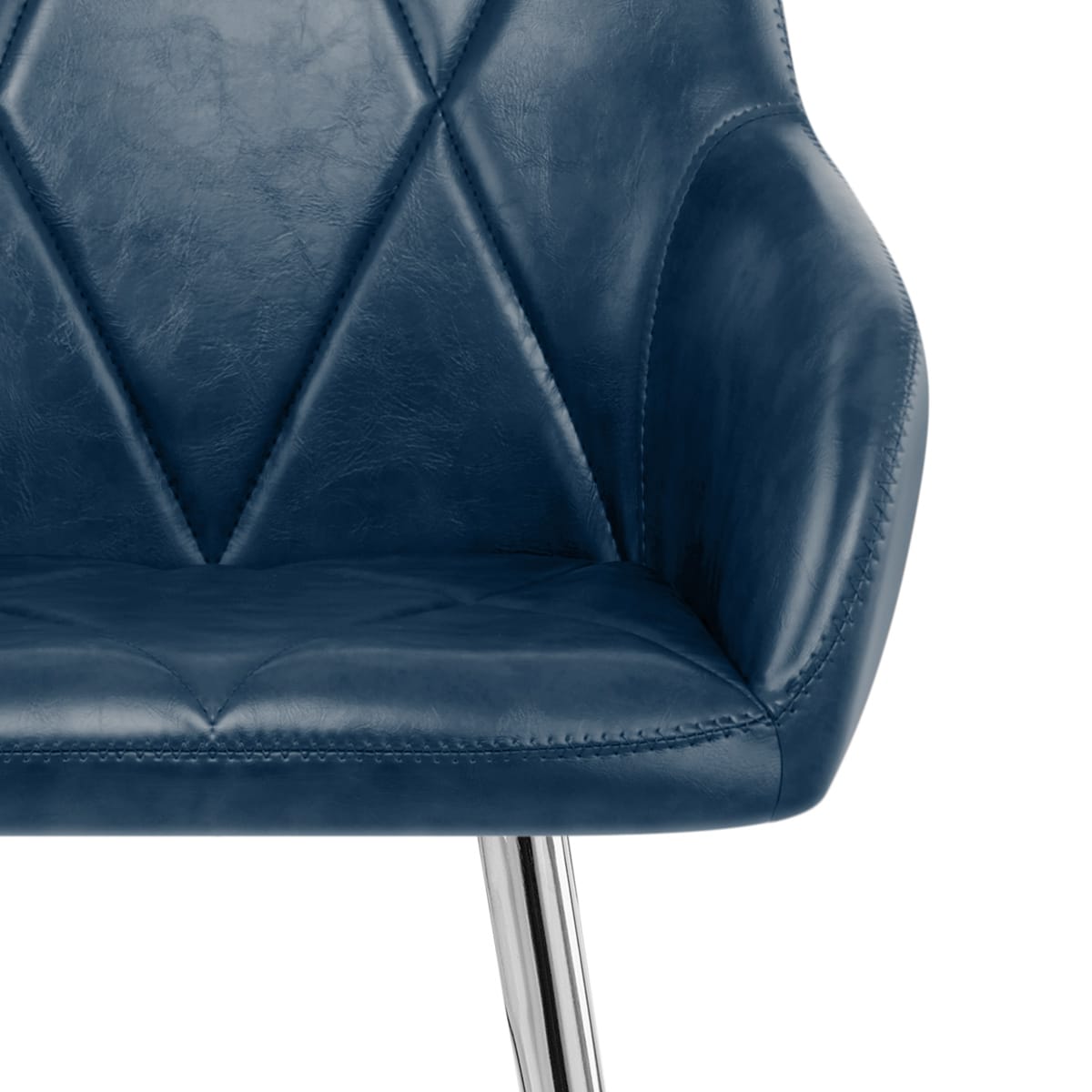 Taburete Polipiel Sintética Anticada - Mason Azul