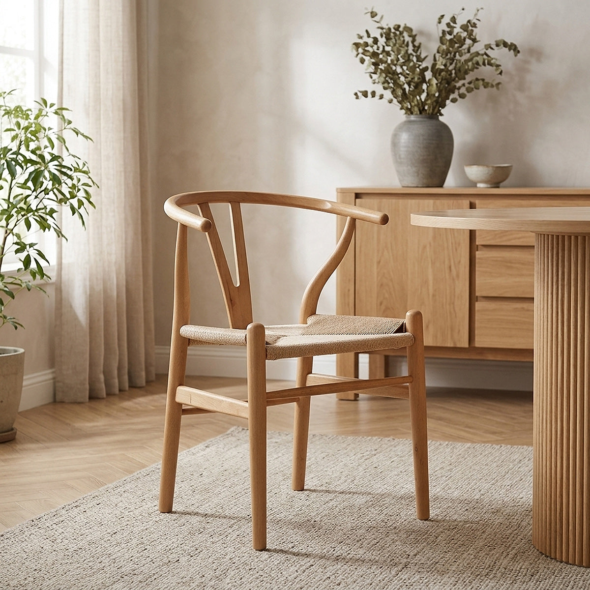 Silla Cuerda Roble - Maxime Crema