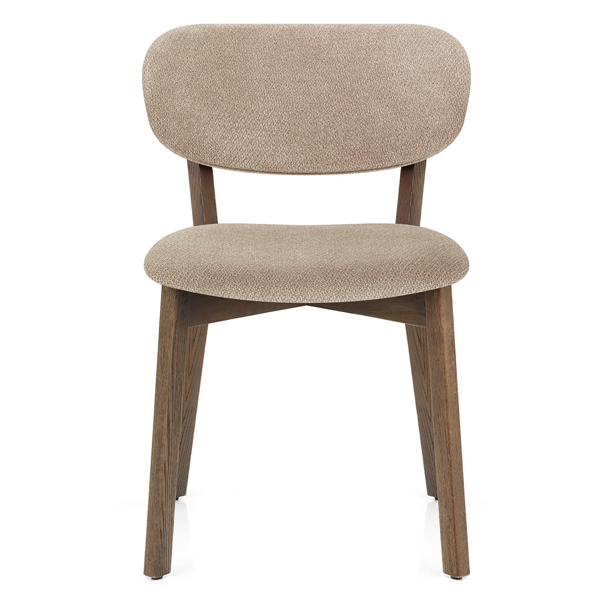 Silla Tela Roble Clara - Maya Gris Pardo