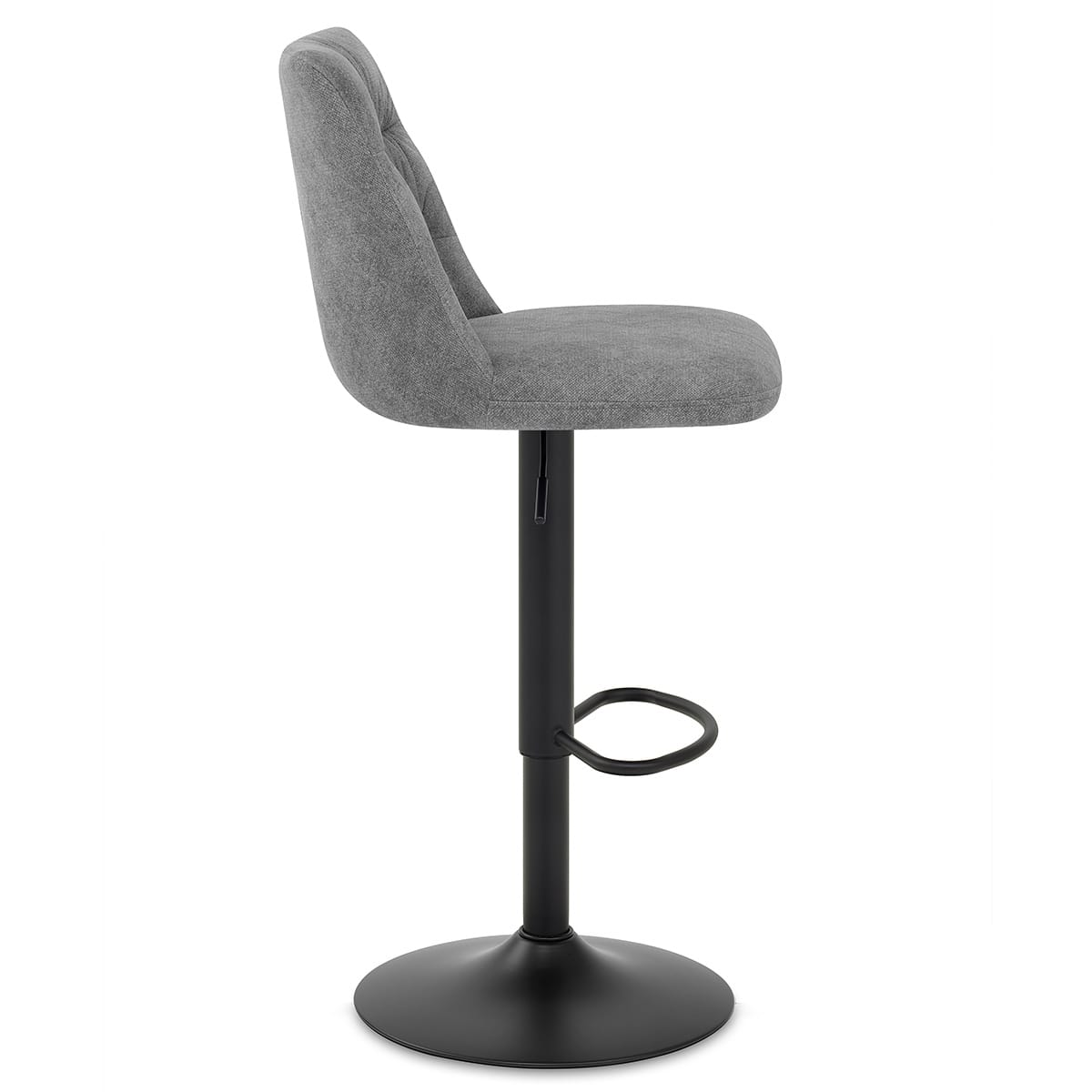 Taburete Terciopelo - Mechu Gris
