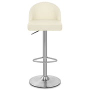 Taburete Polipiel Satinado - Mimi Crema